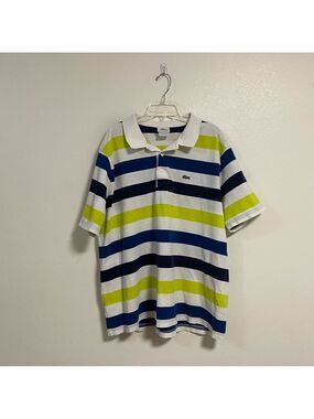 Lacoste Shirt Men’s 8/2XL Striped Polo Shirt Lacoste Sport Light stains